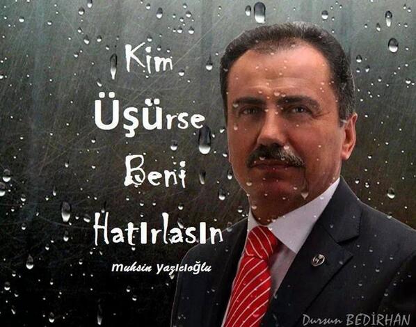 "Kim üşürse beni hatırlasın" sözünün Muhsin Yazıcıoğlu'na ait olduğunu öne süren görsel