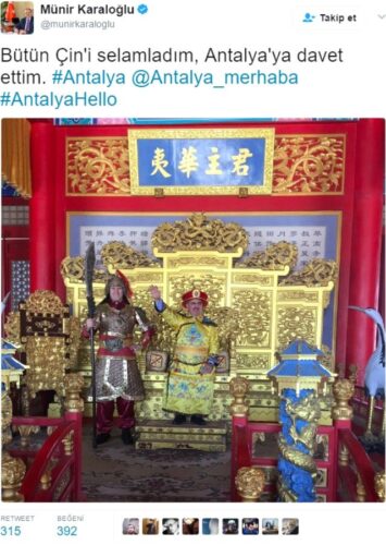Münir Karaloğlu Çin Kostüm