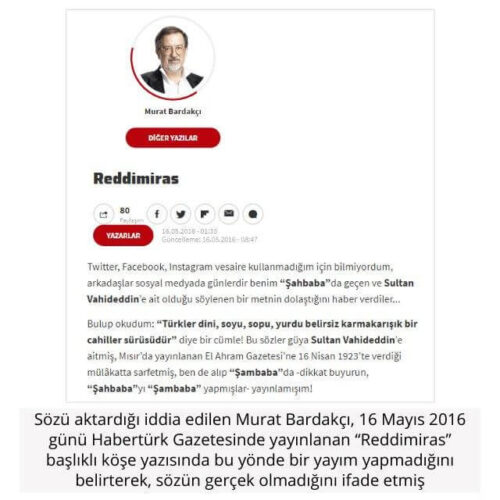 murat bardakçı vahdettin