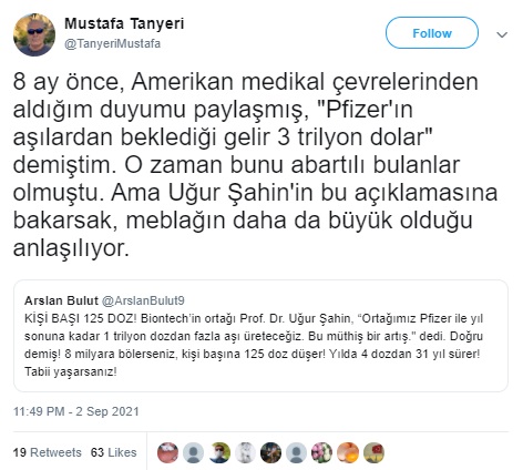 mustafa tanyeri aşı