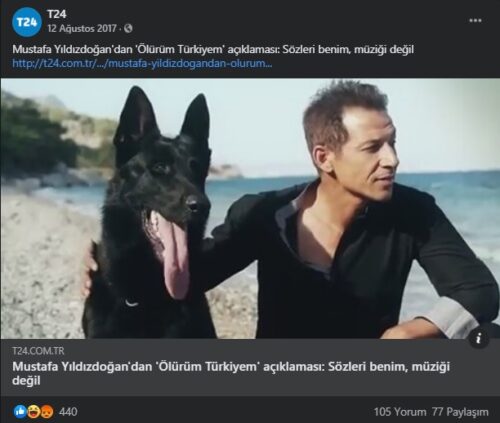 Mustafa Yıldızdoğan Ölürüm Türkiyemin Sözleri Benim