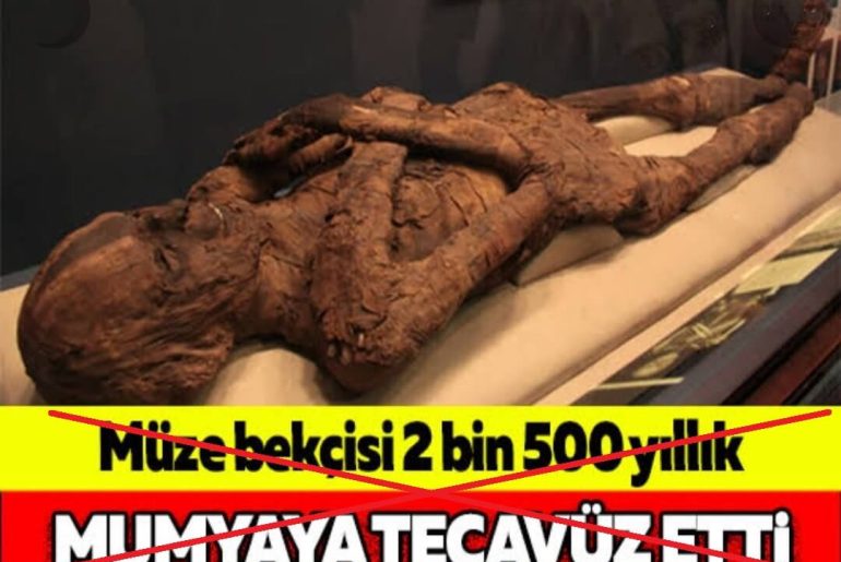 muze bekcisi mumyaya tecavuz