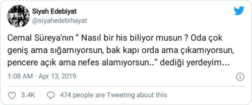 nasıl bir his biliyor musun cemal süreya