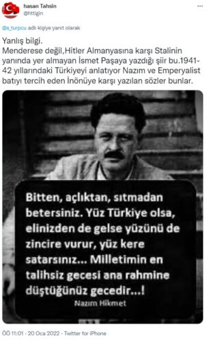 nazim hikmet ran adnan menderes inonu