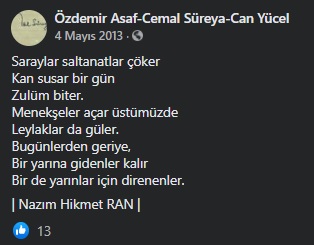 nazım hikmet ran saraylar saltanatlar