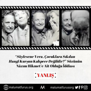 nazım hikmet vera söylesene