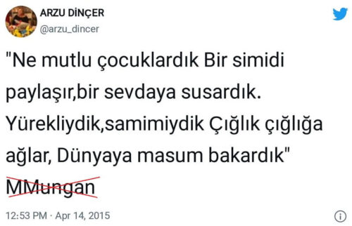 ne mutlu cocuklardik bir simidi paylasir