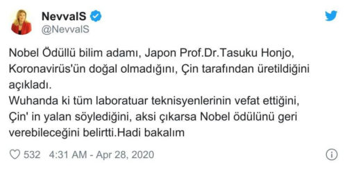 japon bilim adamı koronavirüs