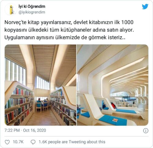 norveçte kitap yayınlarsanız devlet ilk 1000