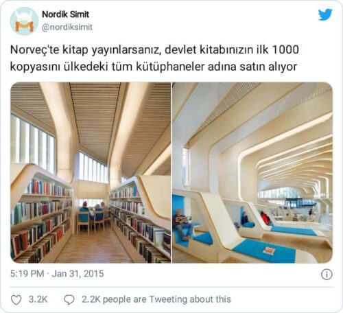 norveçte kitap yayınlarsanız devlet ilk 1000