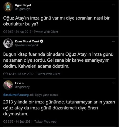 Oğuz Atay imza günü