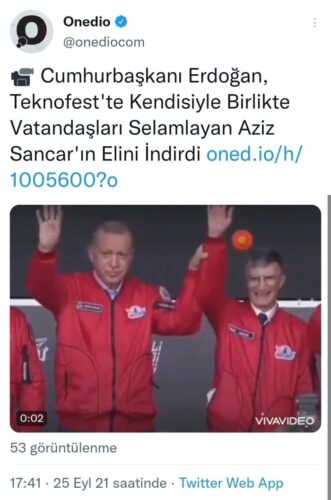 onedio erdogan aziz sancar