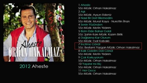 orhan hakalmaz aheste albümü