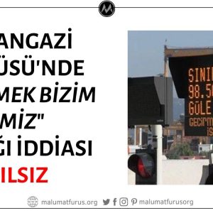 Osman Gazi Köprüsü'nde Gişelerdeki Ekranlarda "Geçirmek Bizim İşimiz" Yazdığı İddiası Doğru Değil