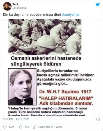 Osmanlı askerlerini hastanede süngüleyerek öldüren Suriyeliler