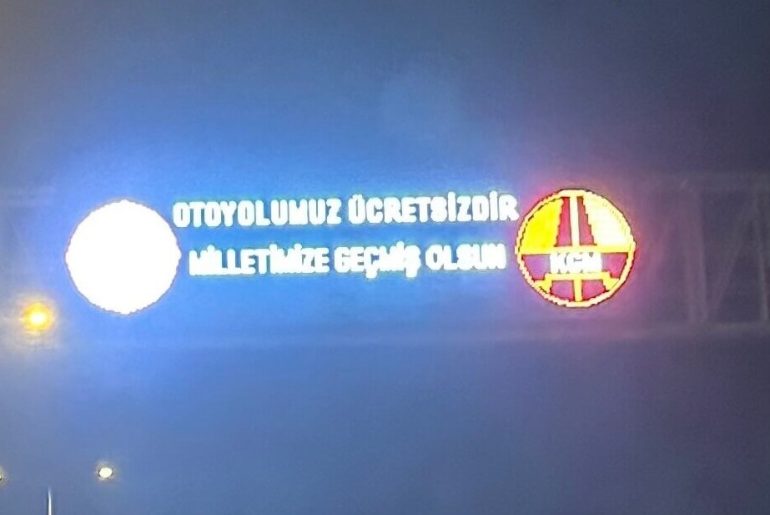 otoyolumuz-ucretsizdir