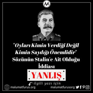 Oyları Kimin Verdiği Değil Kimin Saydığı Önemlidir