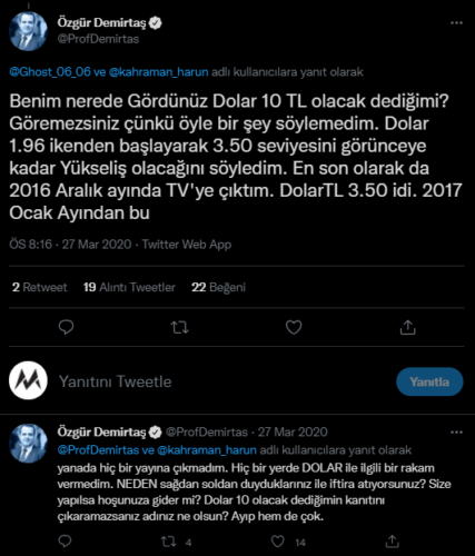 ozgur demirtas dolar 10 tl