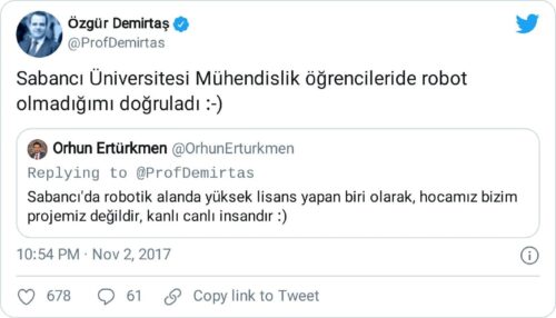 özgür demirtaş robot