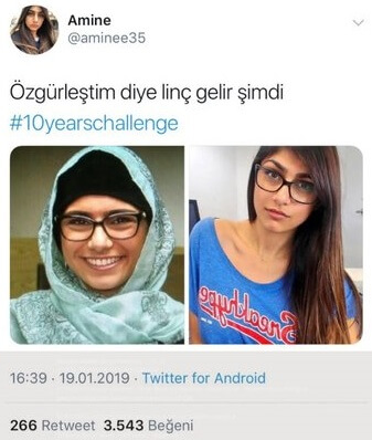 özgürleştim diye linç gelir şimdi