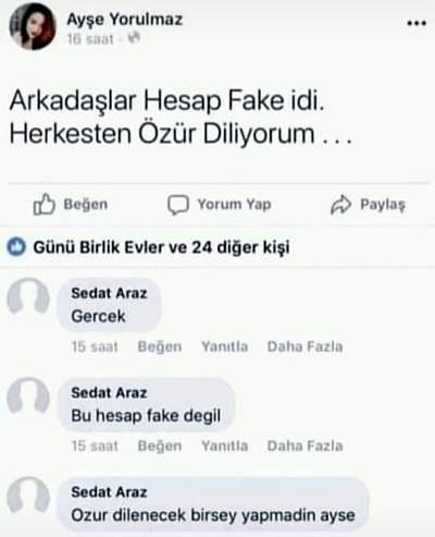 özür dilenecek bir şey yapmadın