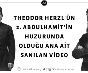 Padişah 2. Abdulhamit'in Huzurunda Theodor Herzl'in Göründüğü Ana Ait Olduğu İddiasıyla Paylaşılan Video Kaydı Aslında Bir Sinema Filminden