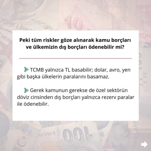 para basıp dış borç ödemek