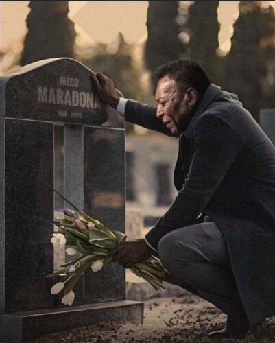 pele maradonanın mezarı