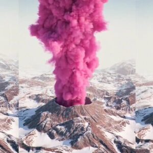 pembe volkan animasyonu