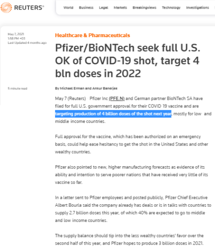 pfizer biontech aşı hedefi