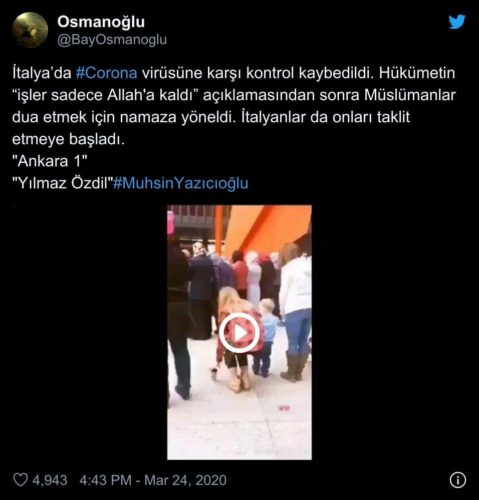 namaz kılan hristiyanlar