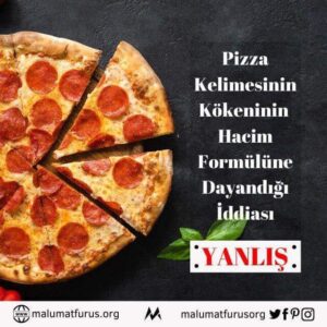 pizza adının kökeni