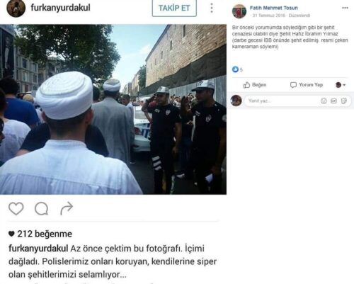 polis tarikat mensuplarına selam