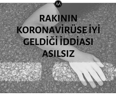 Rakının koronavirüse iyi geldiği iddiasını içeren sahte gazete küpürü bir uygulama vasıtasıyla oluşturulmuştur.