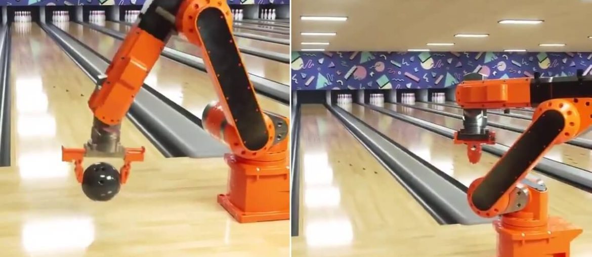robot bowling