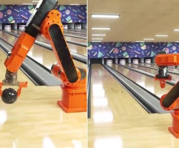 robot bowling