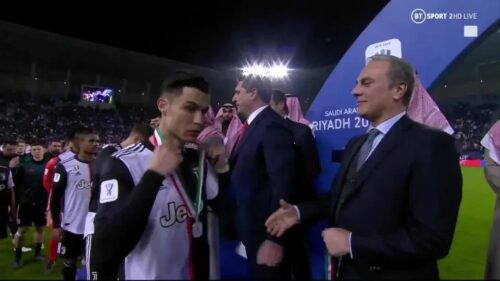 ronaldo elini sıkmadı