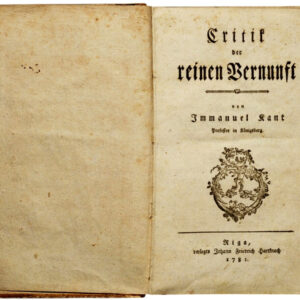 saf aklın eleştirisi kapak