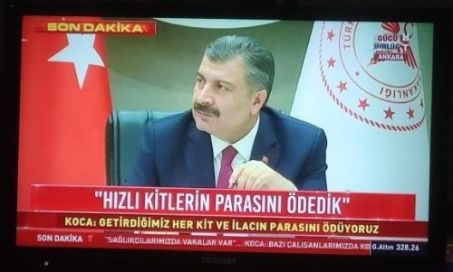 Sağlık Bakanı Fahrettin Koca'nın Çin'den gelen hızlı tanı kitleri hakkındaki açıklaması