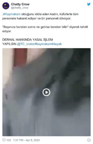 kaymakam sağlık çalışanına hakaret