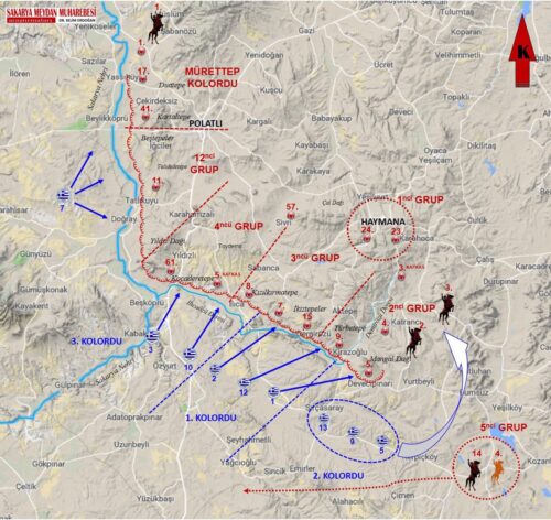 Sakarya Meydan Muharebesi Haritası