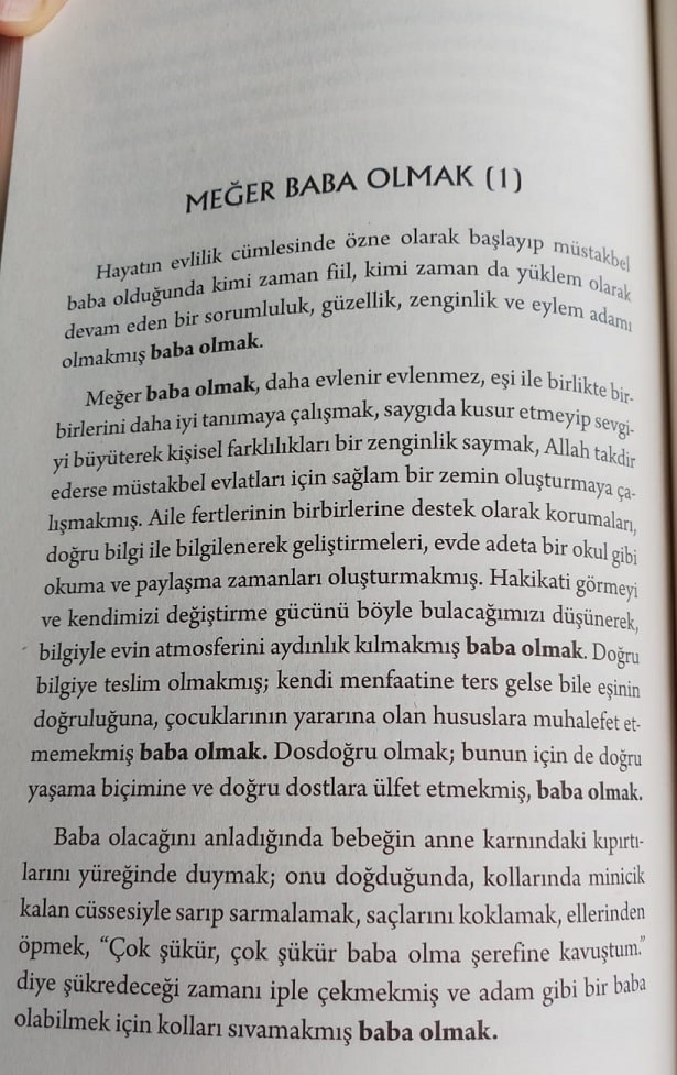 Saliha Erdim'in "Anne-Baba ve Aile Olma Sanatı" adlı kitabı sf. 322