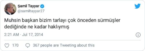 bizim tarlayı sürmüşler