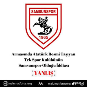 samsunspor armasında atatürk