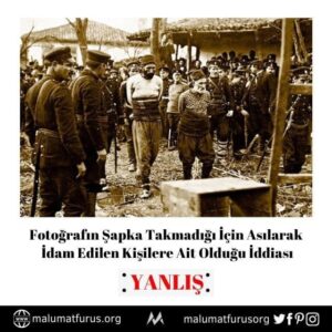 şapka takmadığı için idam