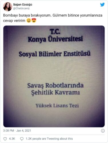 Savaş Robotlarında Şehitlik Kavramı