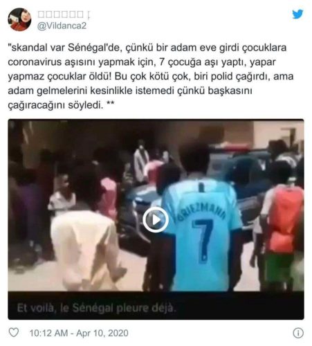 Senegal koronavirüs aşısı 