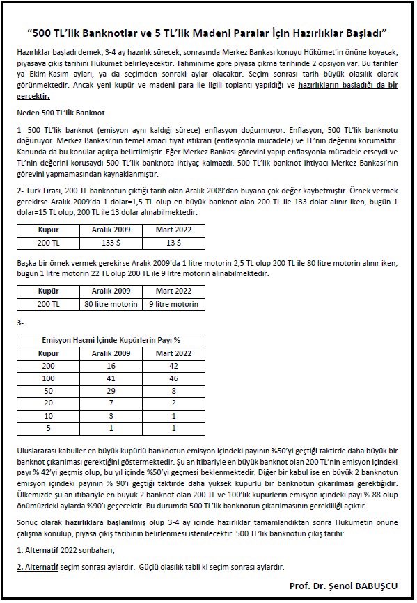 500 tl banknot 5 tl madeni para
