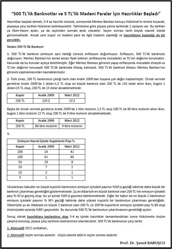 500 tl banknot 5 tl madeni para