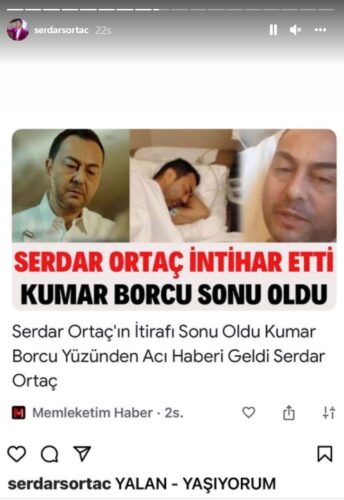 serdar ortac intihar